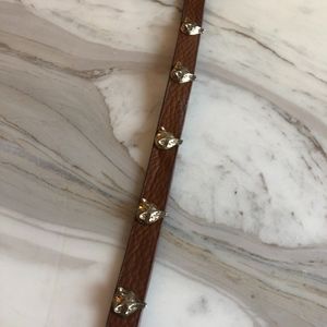 ADORABLE faux leather fox choker